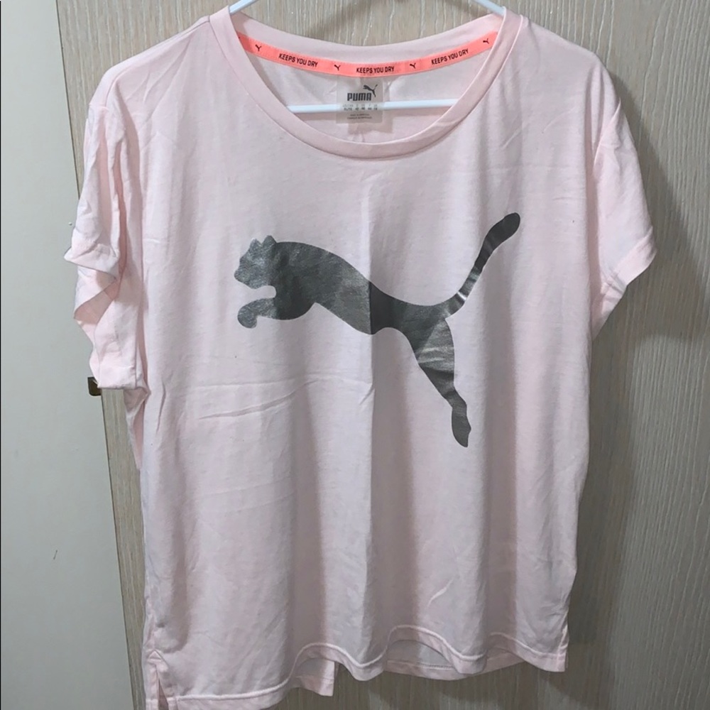 Pink puma shirt